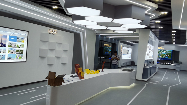 企業智慧展廳建設應用展示效果