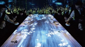 沉浸式餐廳利用數字化技術營造夢幻用餐氛圍